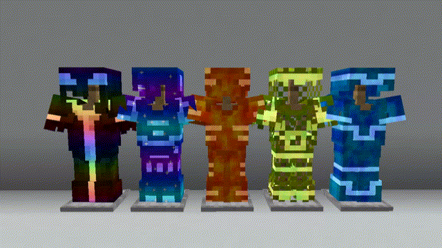 Preview of dyes on armor